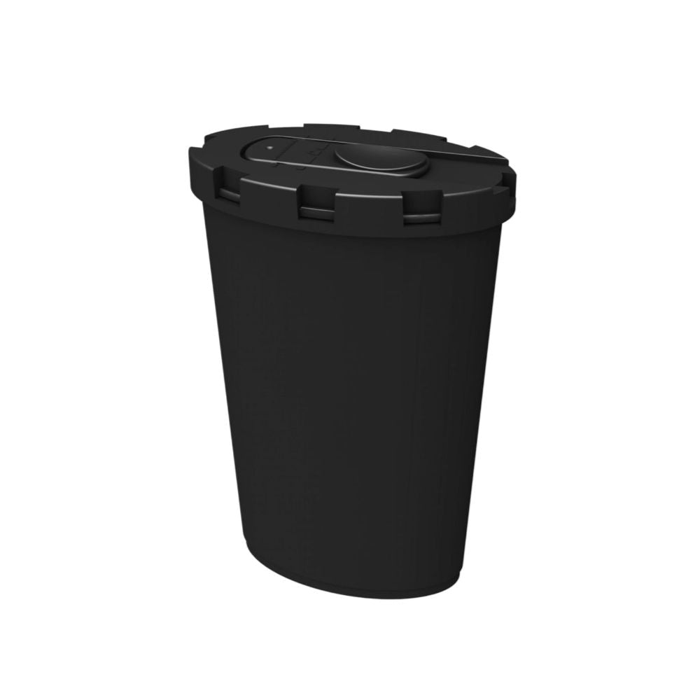 0.4L Black Compact Sharps Bin
