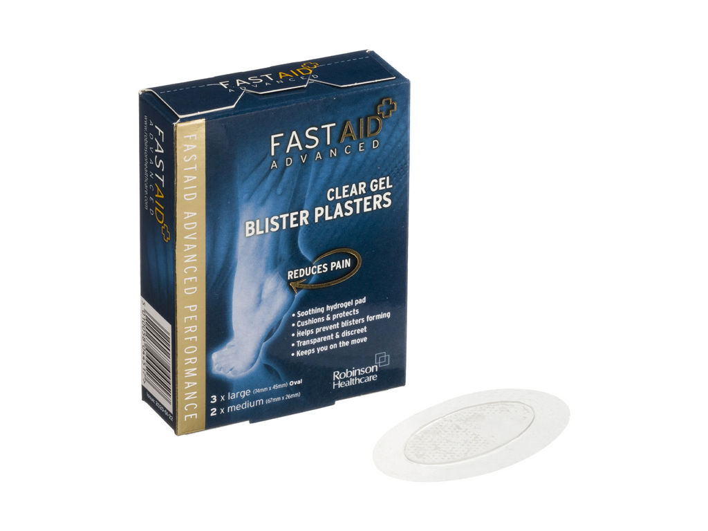 Fast Aid Advanced Blister Plasters Clear Gel Pack of 5