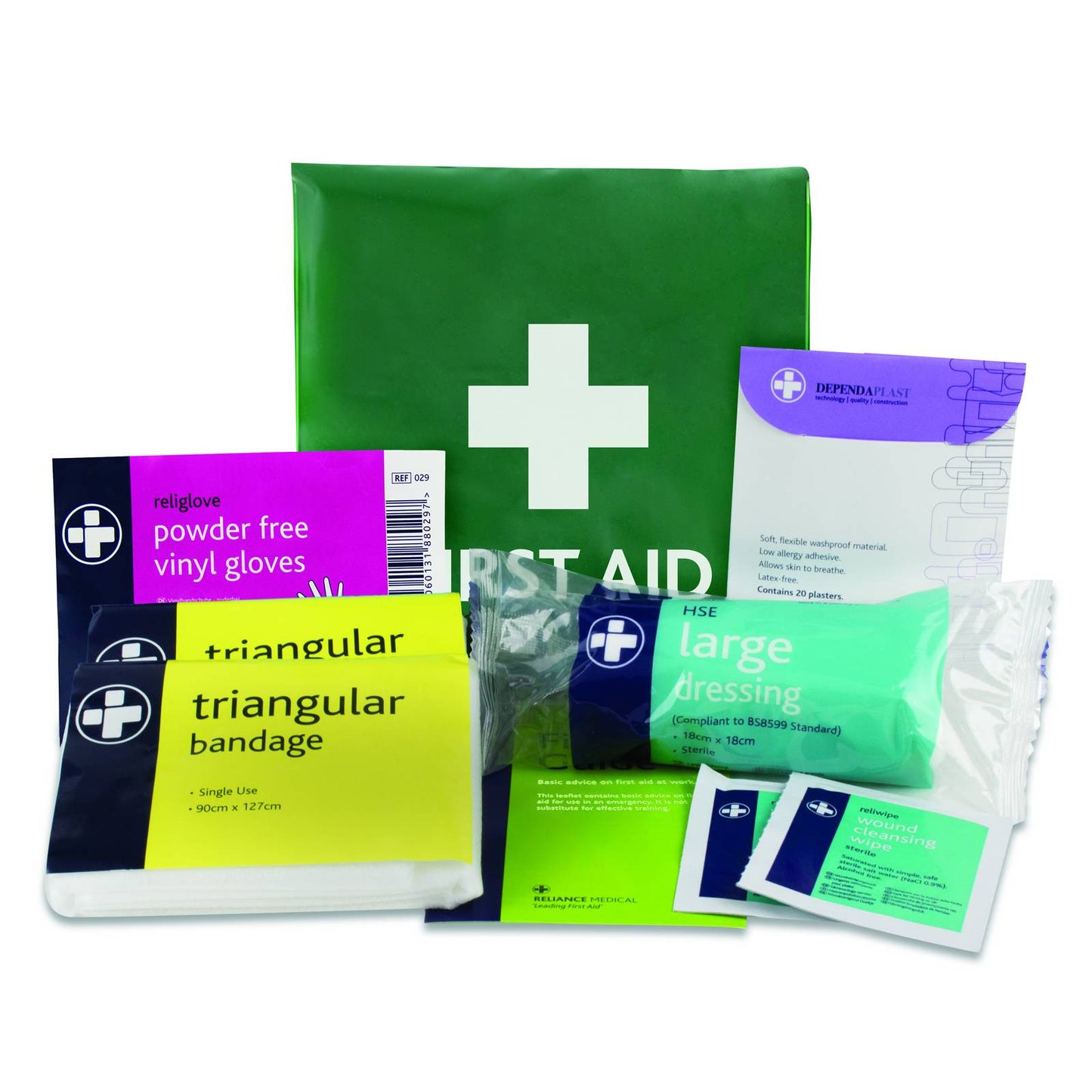 HSE 1 Person First Aid Kit Vinyl Pouch - UKMEDI