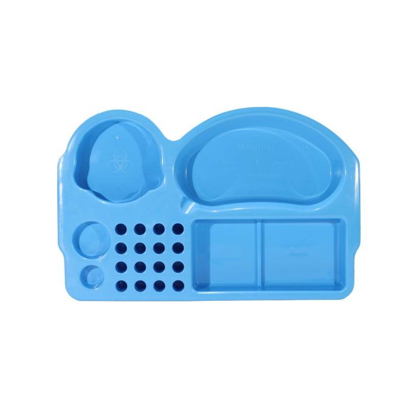 Blue Blood Collection Tray - UKMEDI - UK MEDICAL SUPPLIES