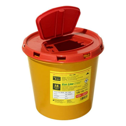 1.5 Litre Eco Line Sharps Bin - UKMEDI