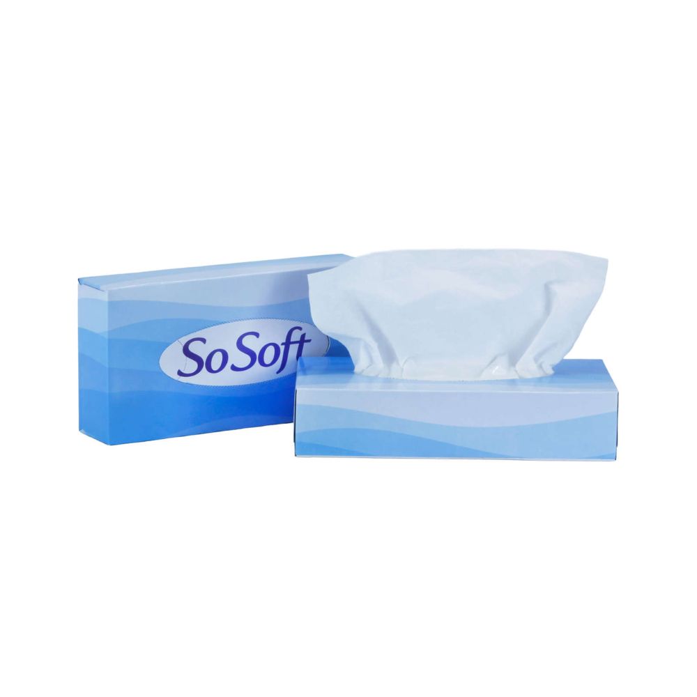 SoSoft Professional 2 Ply Facial Tissues Box of 100