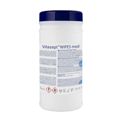 Vitasept Wipes Med Tube of 150