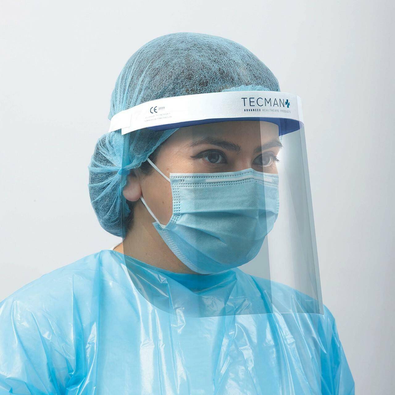 Disposable Face Shield Visor (PPE Cat III) - Single TW320 UKMEDI.CO.UK