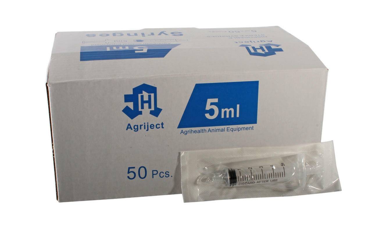 5ml Agriject Syringe Luer Slip Centre Tip 178870 UKMEDI.CO.UK