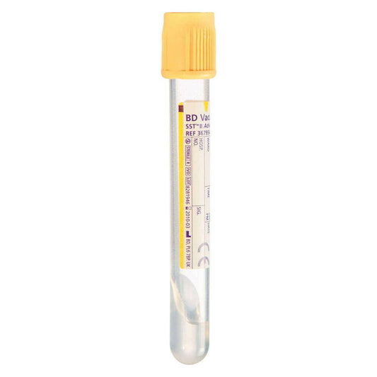 BD Vacutainer Tube Sst Advance 5ml Gold Blood Collection Tubes 367954 UKMEDI.CO.UK