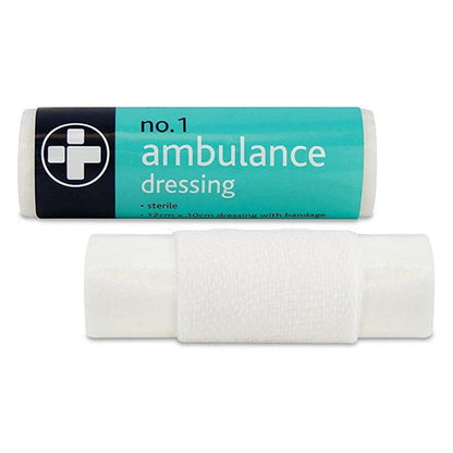 Sterile 12 x 10cm No.1 Ambulance Dressing Reliance Medical 331 UKMEDI.CO.UK