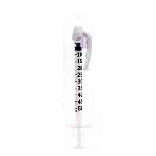 0.5ml 30g 8mm BD Safety Glide Syringe and Needle u100