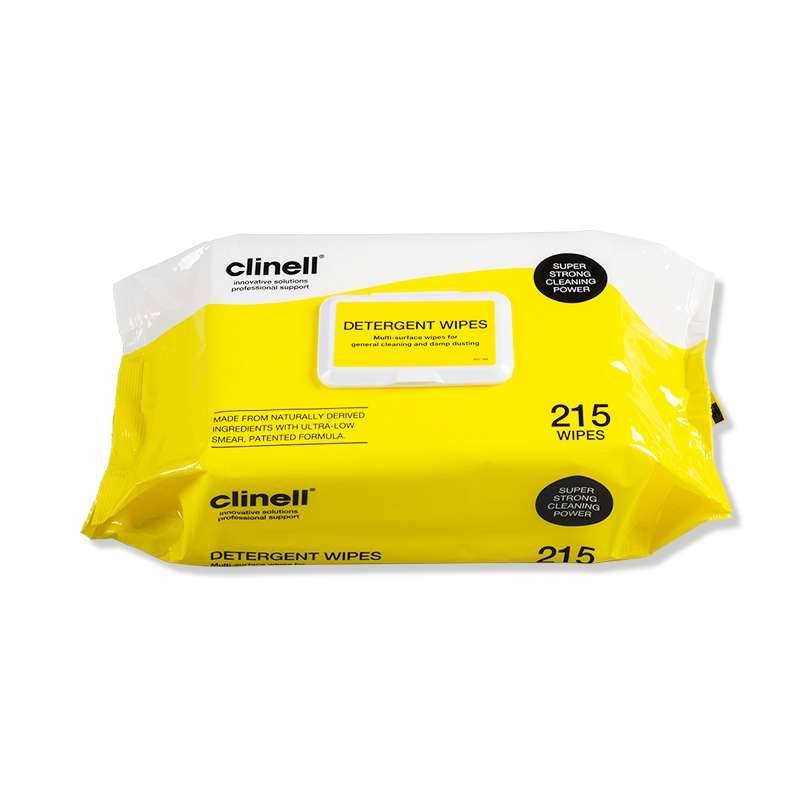 Clinell Detergent Wipes Pack of 215