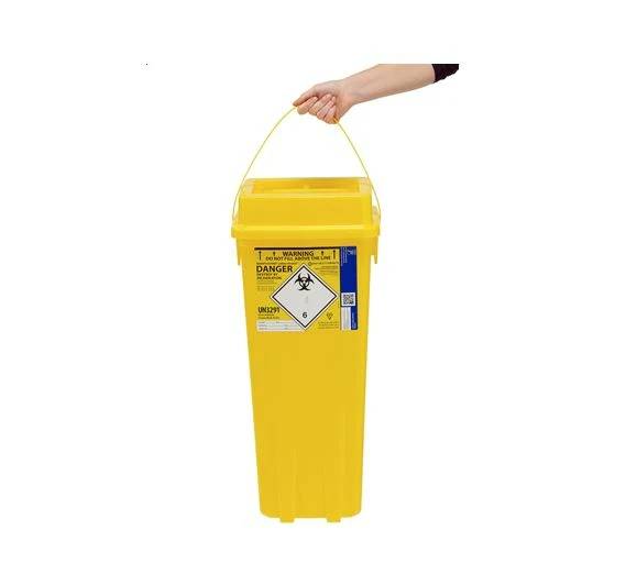 40 Litre Sharpsguard Eco Yellow Theatre+ Sharps Bin - UKMEDI