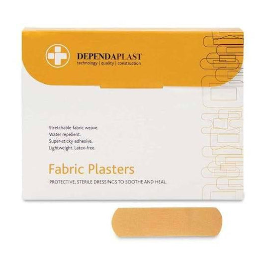 Dependaplast Sterile Fabric Plasters 7.5cm x 5cm - Pack of 50 - UKMEDI