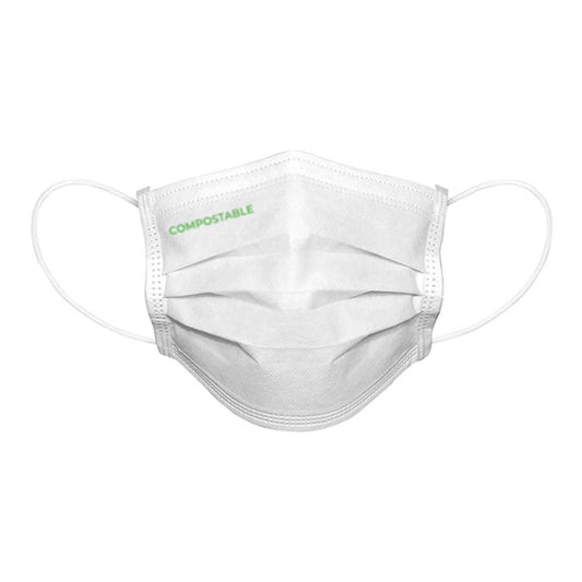 Compostable Eco-Friendly Face Mask Pack of 50
