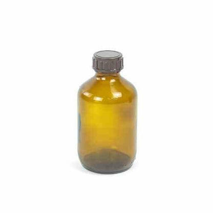 200ml Amber Glass Bottle with Screw Lid