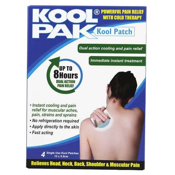 Koolpak - KoolPak Cooling Patch 4 Pack - KOOLP36 UKMEDI.CO.UK UK Medical Supplies