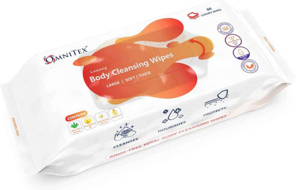 Omnitex Body Cleansing Wipes - Pack of 80