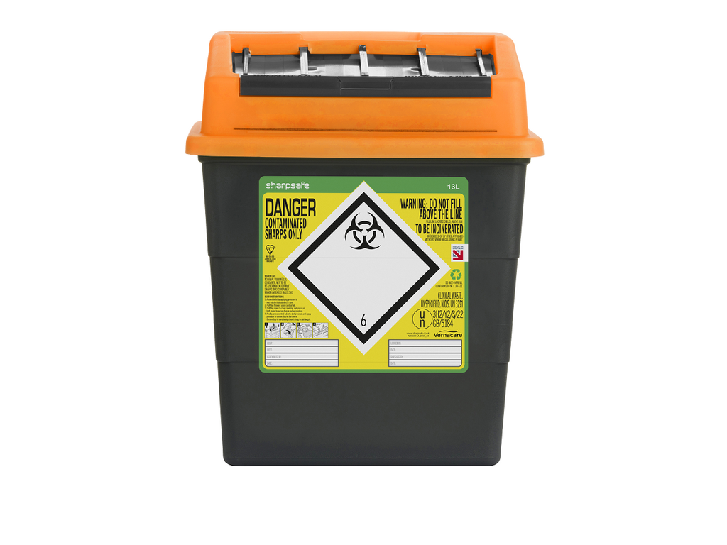 13 Litre Purple Sharps Bin