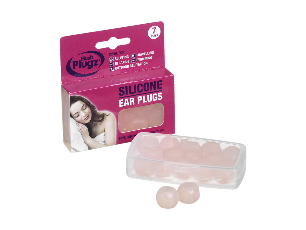 7 Pairs UKMEDI Silicone Earplugs Pink