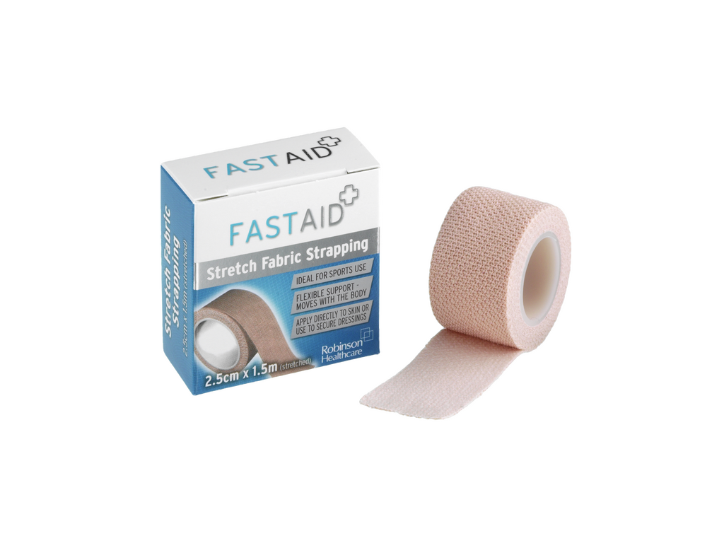 Fast Aid Stretch Fabric Strapping 2.5cm x 1.5m