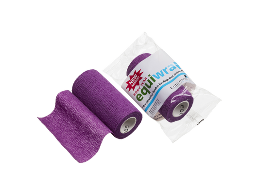 10cm X 4.5m Equiwrap Cohesive Bandage Purple