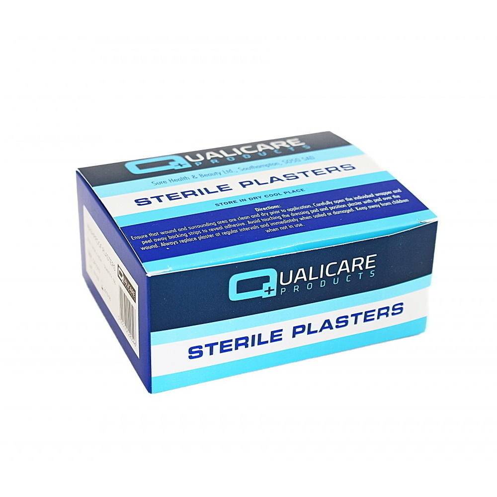 Sterile Fabric Plasters 7.2cm x 5cm x 50