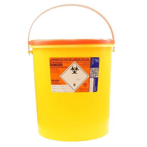 Sharps Guard - 22 Litre Sharpsguard Orange Sharps Bin - orange-sharps-22litre UKMEDI.CO.UK UK Medical Supplies