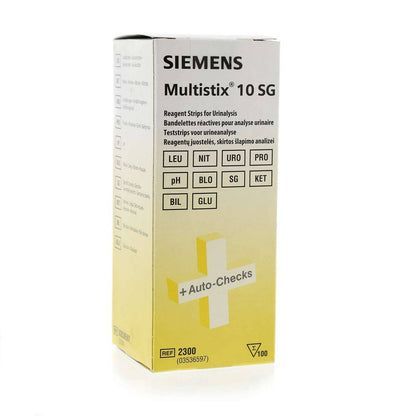 Siemens - Multistix 10 SG Reagent Strips (Pack of 100) - 2300 UKMEDI.CO.UK UK Medical Supplies