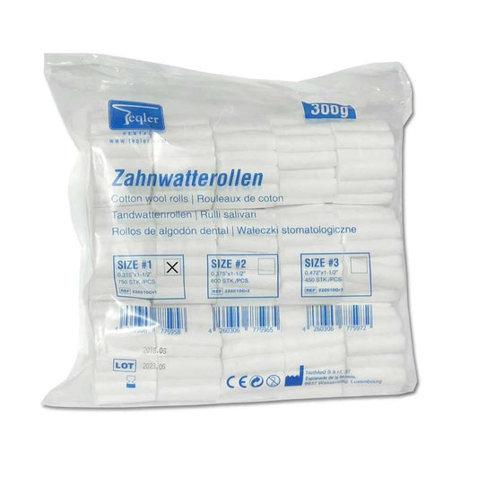 1.2cm Dental Cotton Rolls Pack of 450