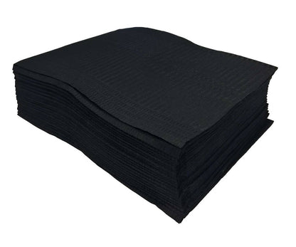 Unigloves - Select Black 2-Ply Lap Cloths â€“ Pack of 50 - 5125-SCH UKMEDI.CO.UK UK Medical Supplies