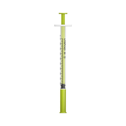 Unisharp 1ml 0.5 inch 30g Lime Unisharp Syringe and Needle u100 UF30L UKMEDI - UK Medical Supplies