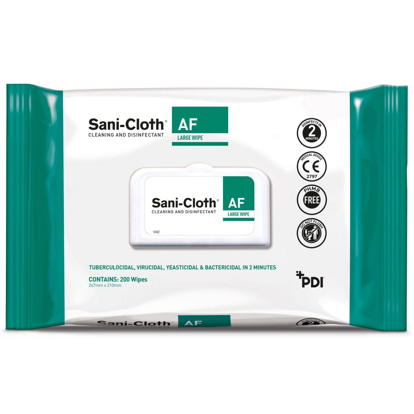 Sani-Cloth AF Wipes Pack of 200